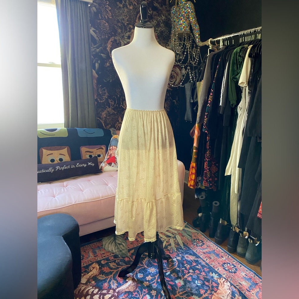 Christian Dior vintage slip skirt Small midi
